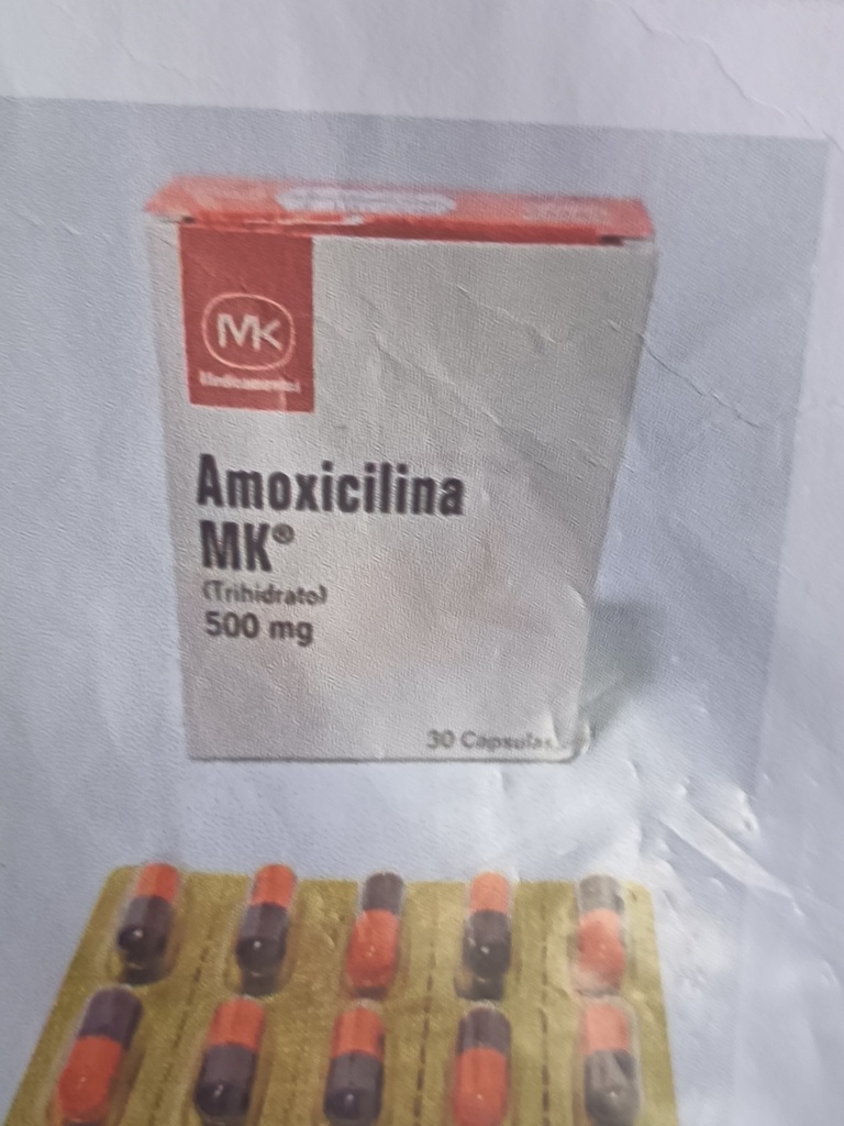 Amoxicilina mk 500 caja x 30 capsulas