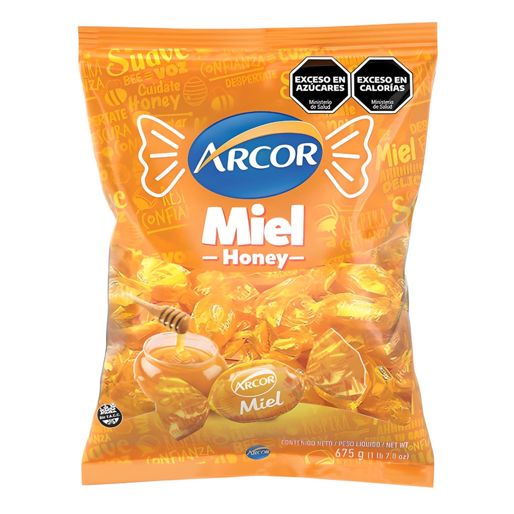 Dulce de miel arcor 100 unidades