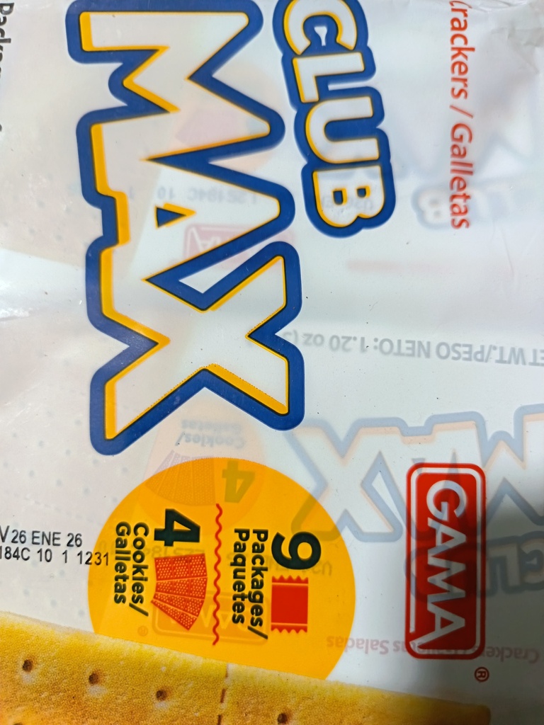 Galleta salada club max 12 u