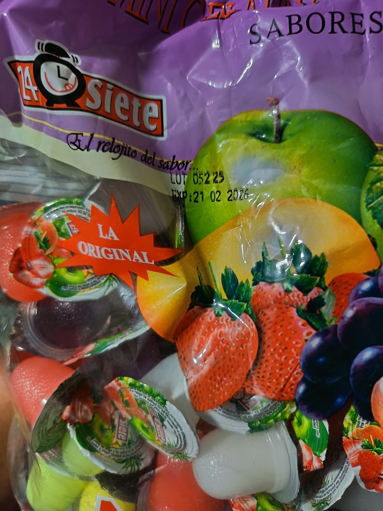 Gelatina mini bolsa 100 u