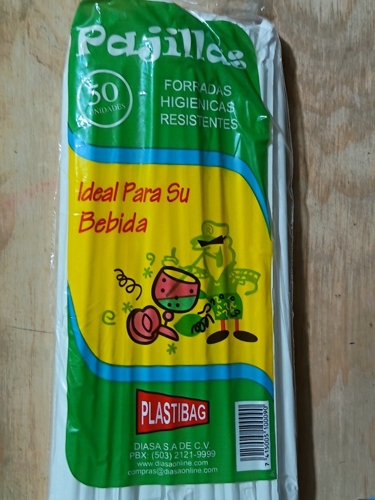 Pajillas forrada 