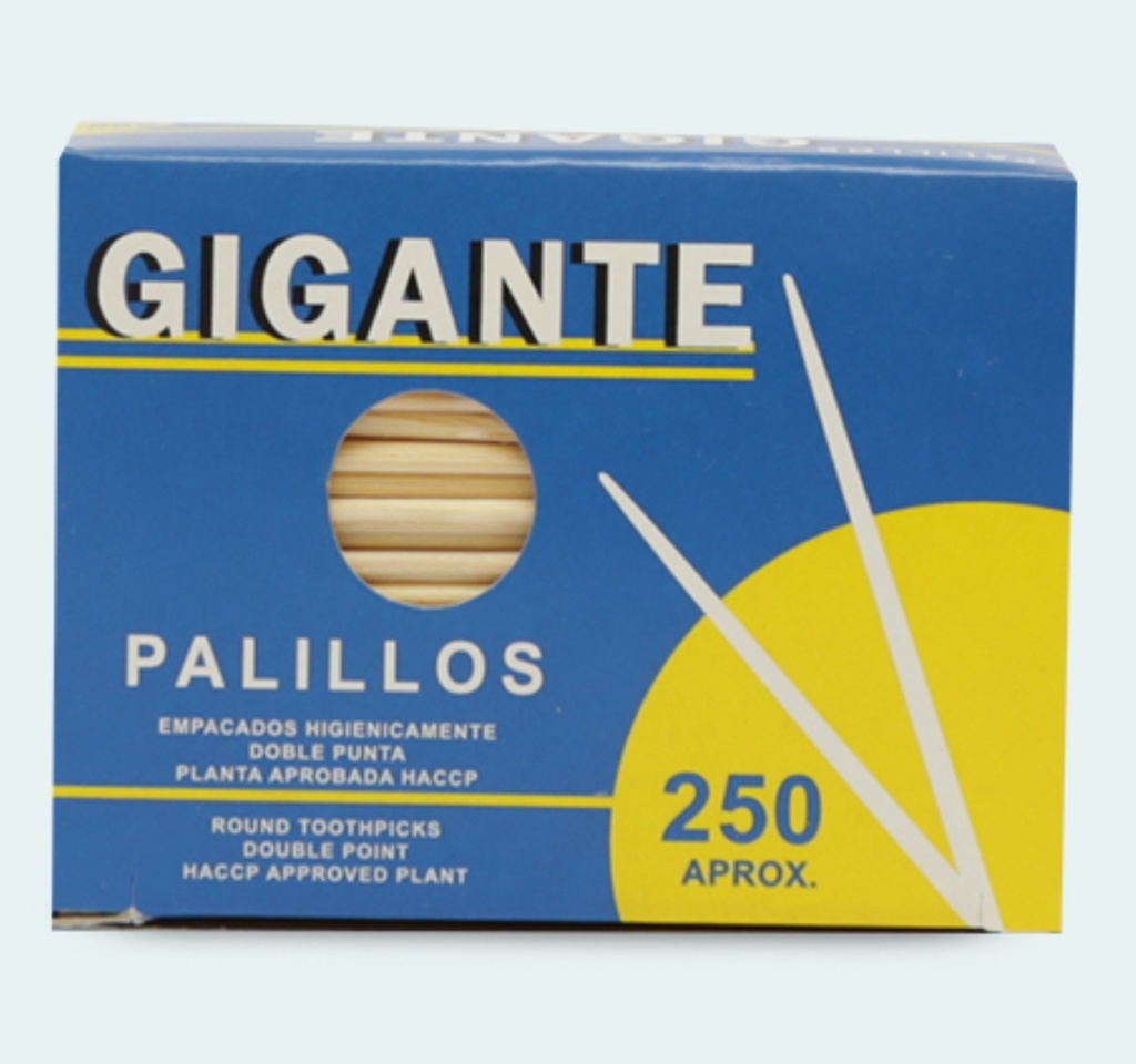 Palillo de dientes 200 u cajita