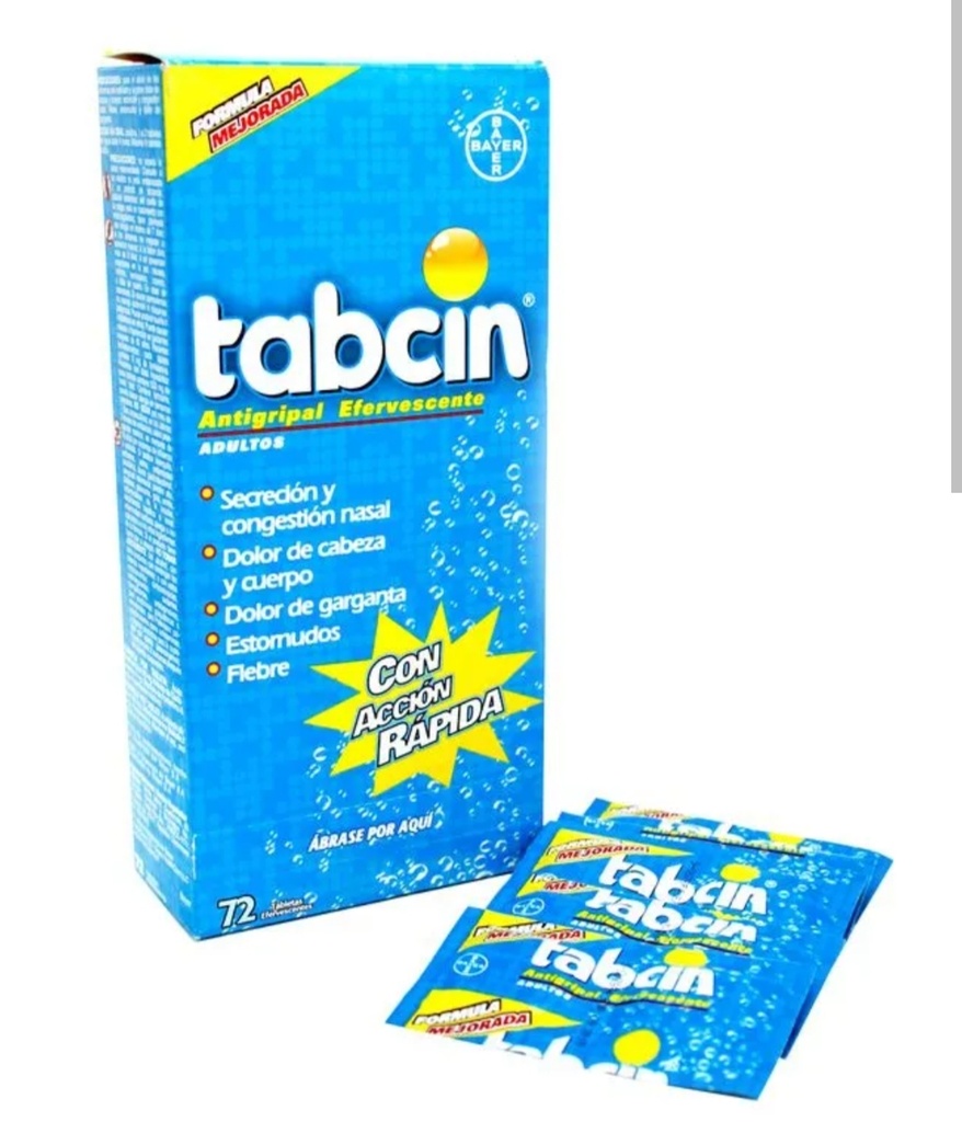 tabcin adulto 72 u