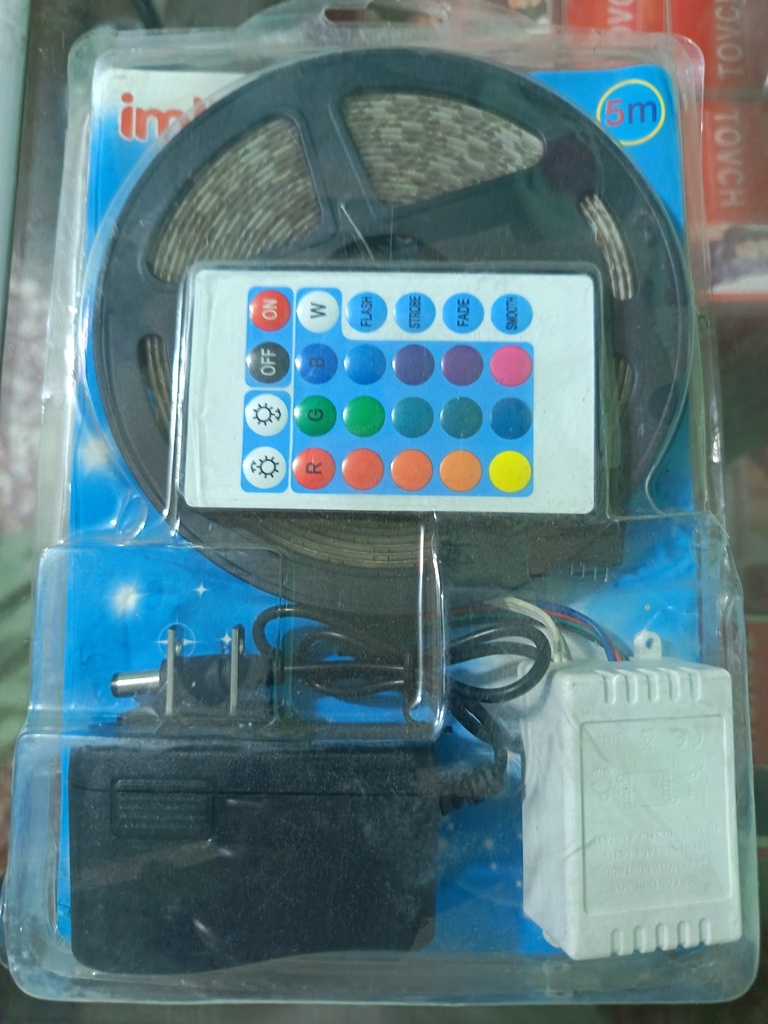Tira led RGB 5 mts control remoto
