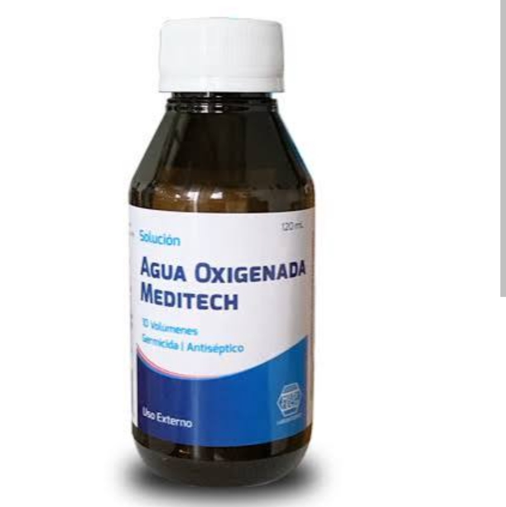 Agua oxigenada 120 ml 12 u