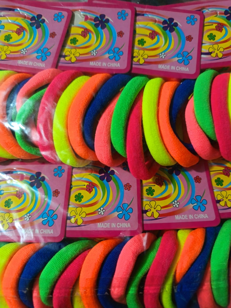 Cola paquetes de 6 colores neon