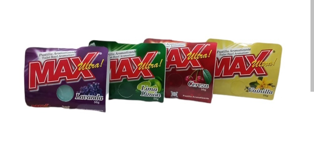 Pastillas de baño max 12 u