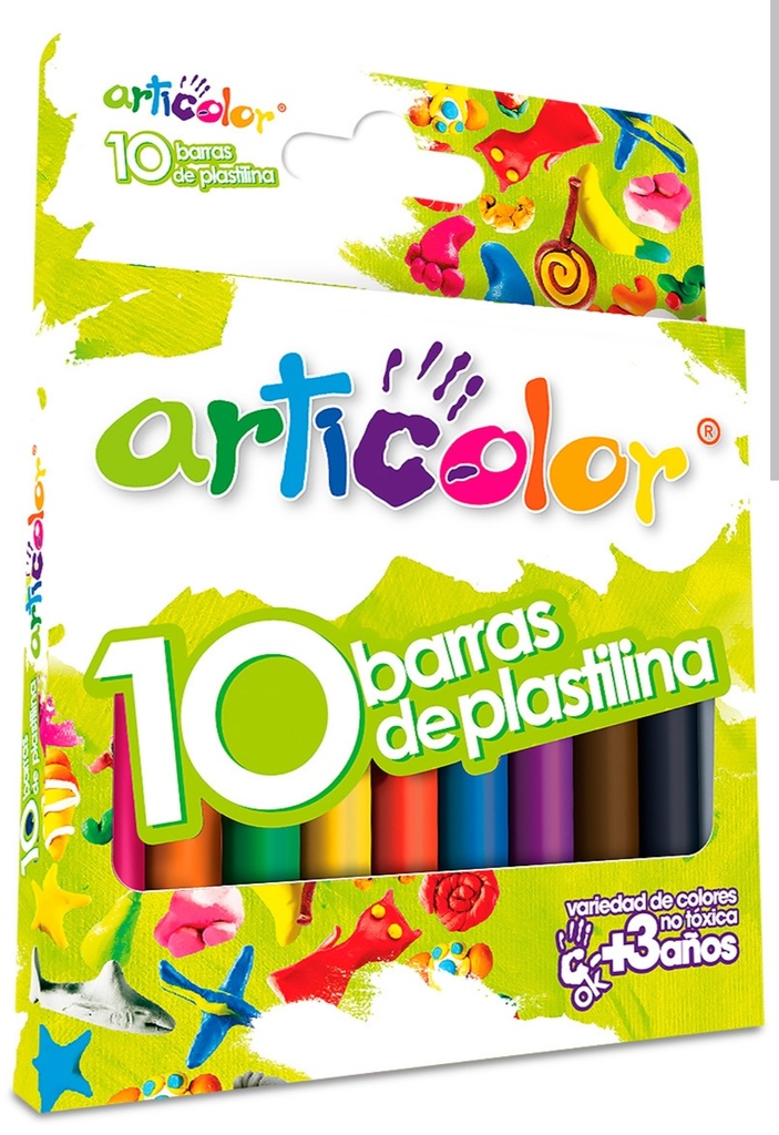 plastilina articolor colores 10 u docena