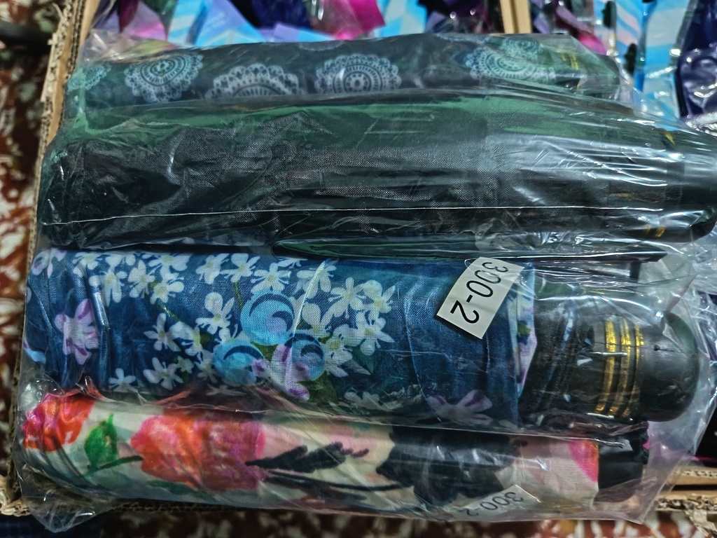 Sombrilla cartera doble tela