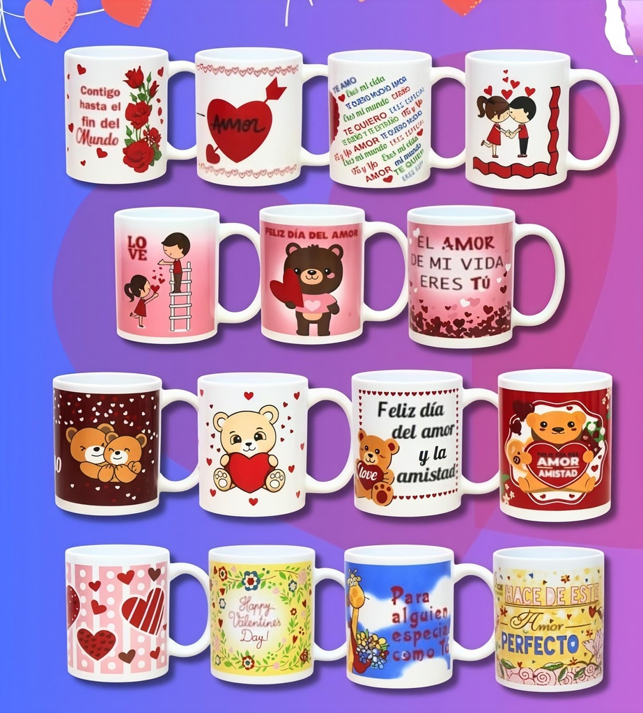 Taza San valentin 12 u