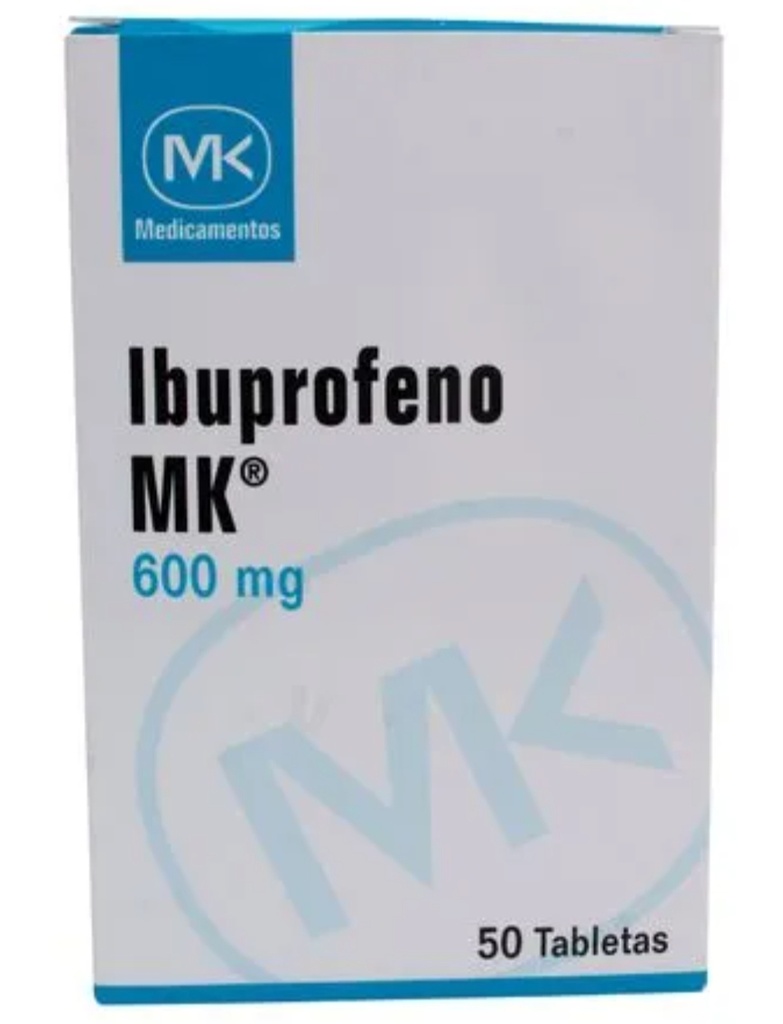 Ibuprofeno 600 mk 50 tabletas 
