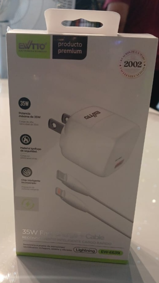Cargador para iPhone 35w 