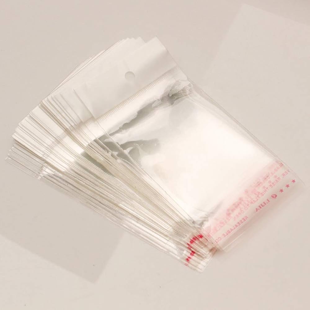 Bolsa cristal autoadesivas paquete 100u aprox