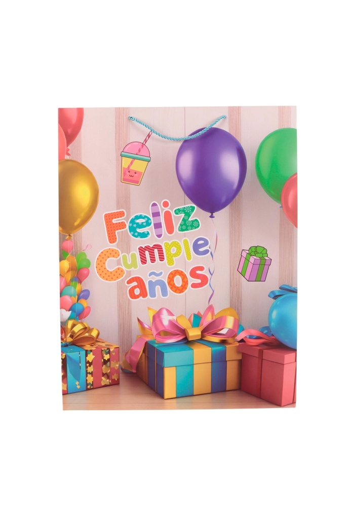 Bolsa regalo m cumpleaños 12u 