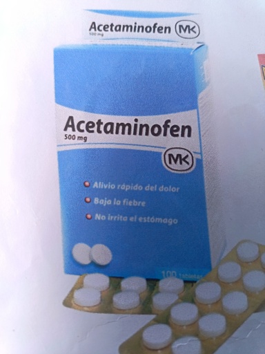 [MD1001] Acetaminofen mk caja 100 u