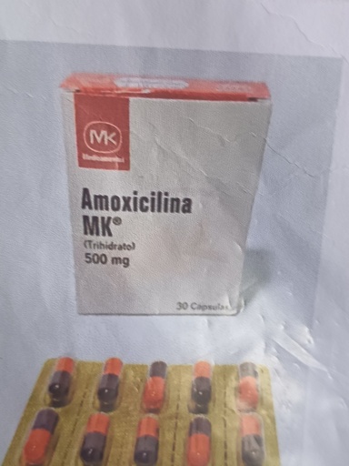 [MD1009] Amoxicilina mk 500 caja x 30 capsulas
