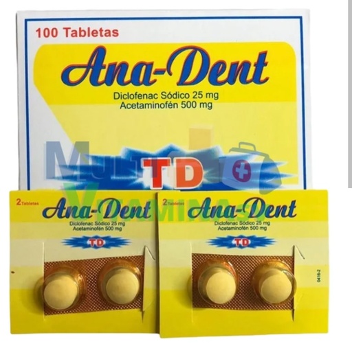 [MD1048] Anadent todo dolor caja 50 blister x 2