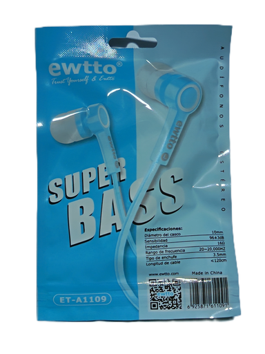 [PRI-0A00003] Audifono estéreo bolsa 