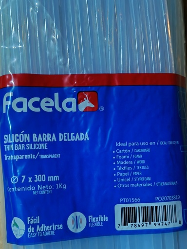 [1761138] Barritas de 800 gr silicon standard