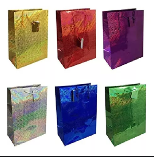 Bolsa Regalo metalizada 12 u