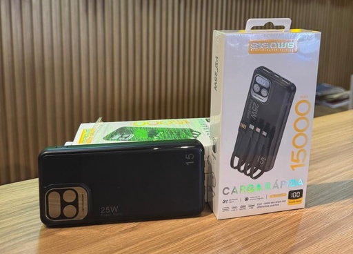[F83] cargador Power back 1500 marca siaowe