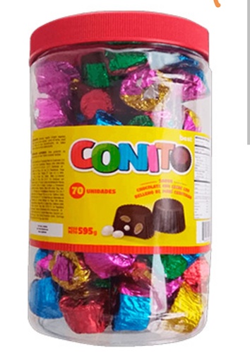 [R129] Conito chocolate bote 80 u