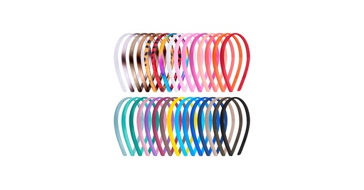 [A58] Diadema delgada color 12 u