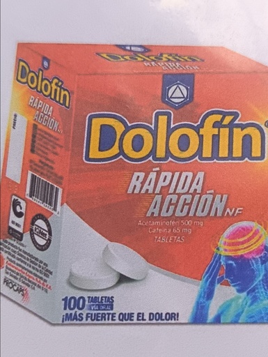 [MD1005] Dolofin rapida accion caja 100 u