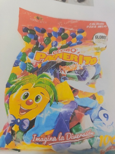 Globos palmerito bolsa 100 u 