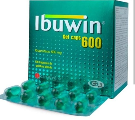 [1743089] Ibuwin plus caja 600 mg 100 capsulas