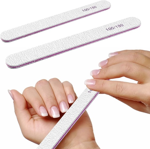 [MU1005] Lima de uñas grande recta 12 u 