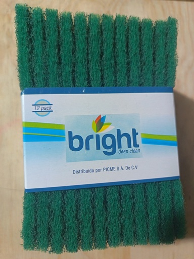 [PI1001] Mascon fibra verde brigth  12 u