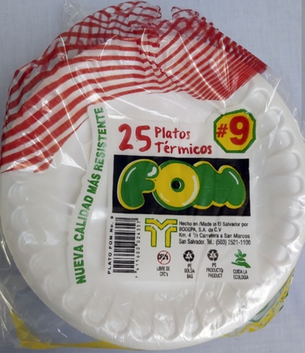 [1818911] Plato #9 para comida 25u