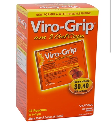 [MD1012] Virogrip gel AM caja 24 x 2 u