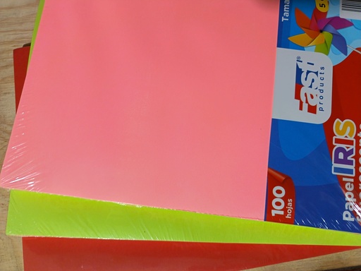 Papel bond colores tamaño carta 100 u 