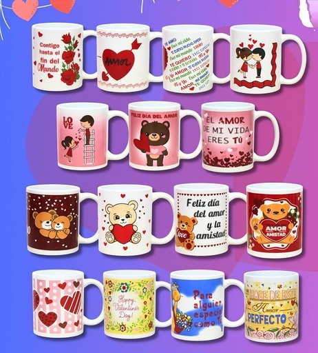 Taza San valentin 12 u