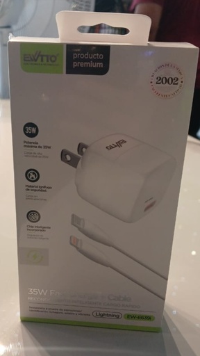 Cargador para iPhone 35w 