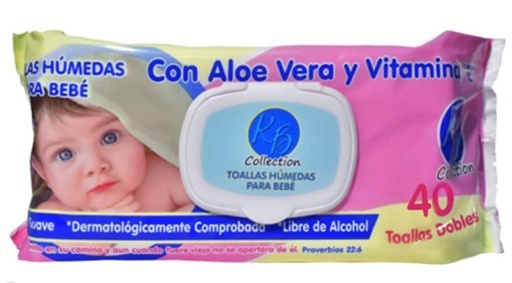 Toallas húmedas kb 40 u 