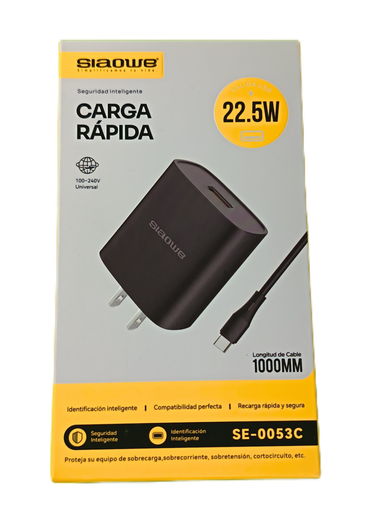 Cargador SIAOWE SE-0053C 22.5W 12 u 
