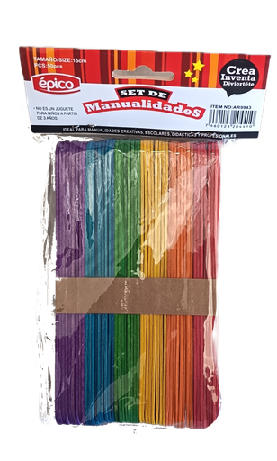 Paleta épico 50 u colores 