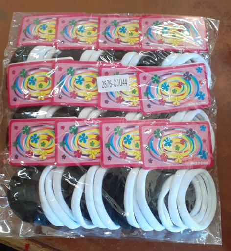 [PRI-000015] Cola paquetes de 6 colores Blaco y negro 