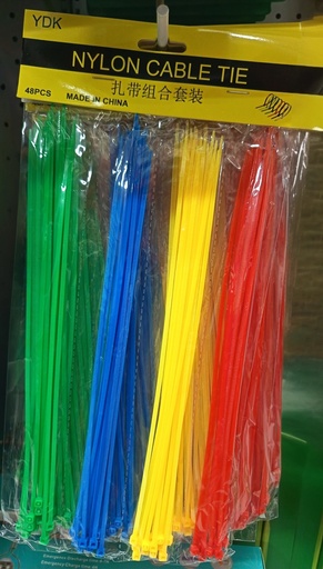 Abrazaderas plásticas bolsa de 48 u 